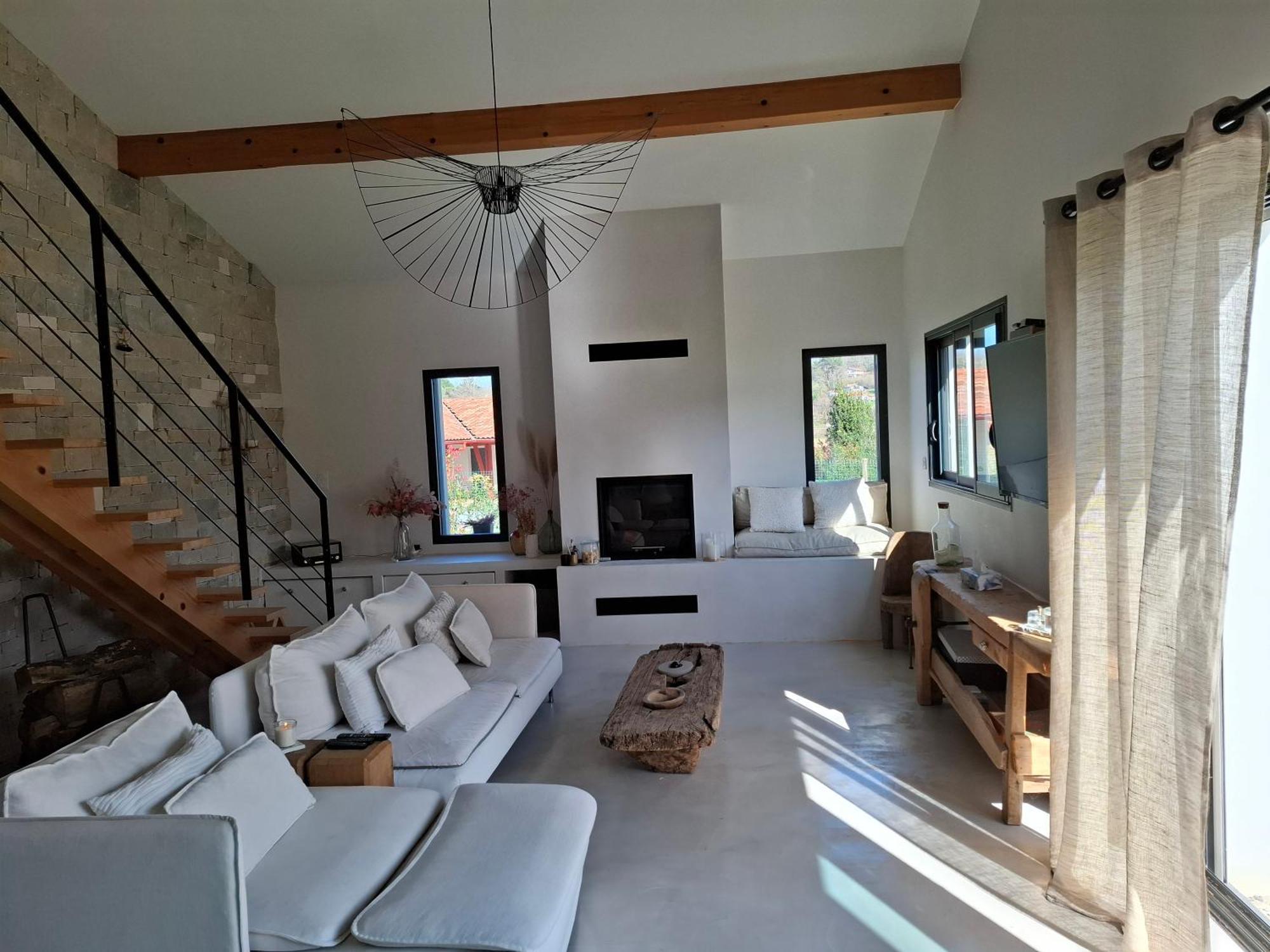 Charmante Villa Familiale Au Calme A 15Min Des Plages Ascain Oda fotoğraf